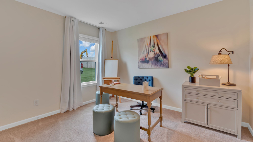 Macon plan home interior