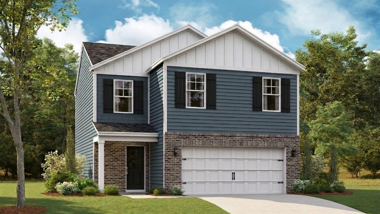 Bennet plan front home elvation
