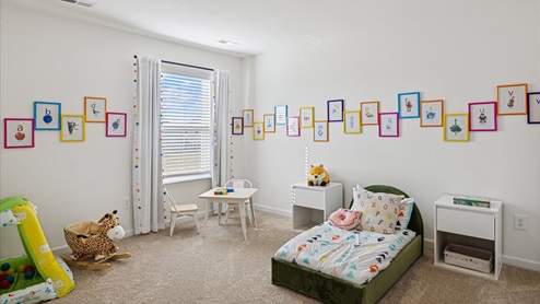 Fifth bedroom decorated as a child's room