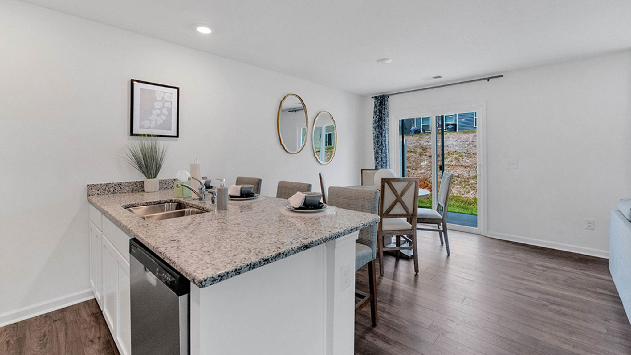 Mitchell plan townhome interior