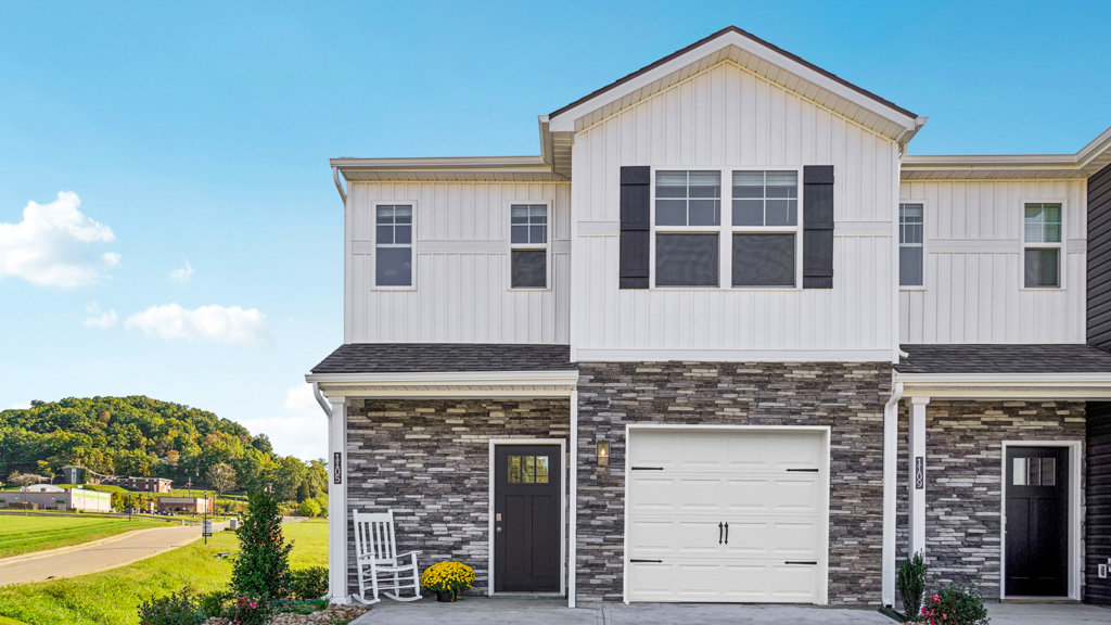 Altamont townhome front exterior