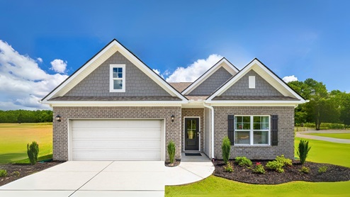 Cali plan front home elevation