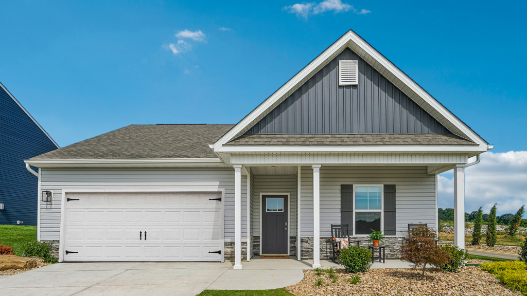 Cali plan front home elevation