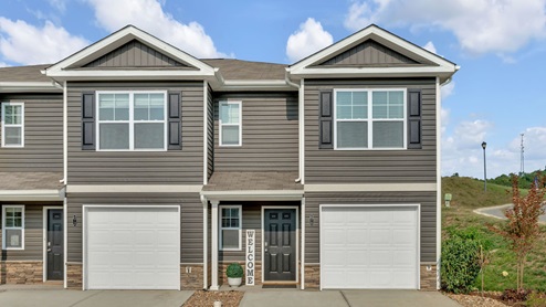 Pearson front townhome elevation