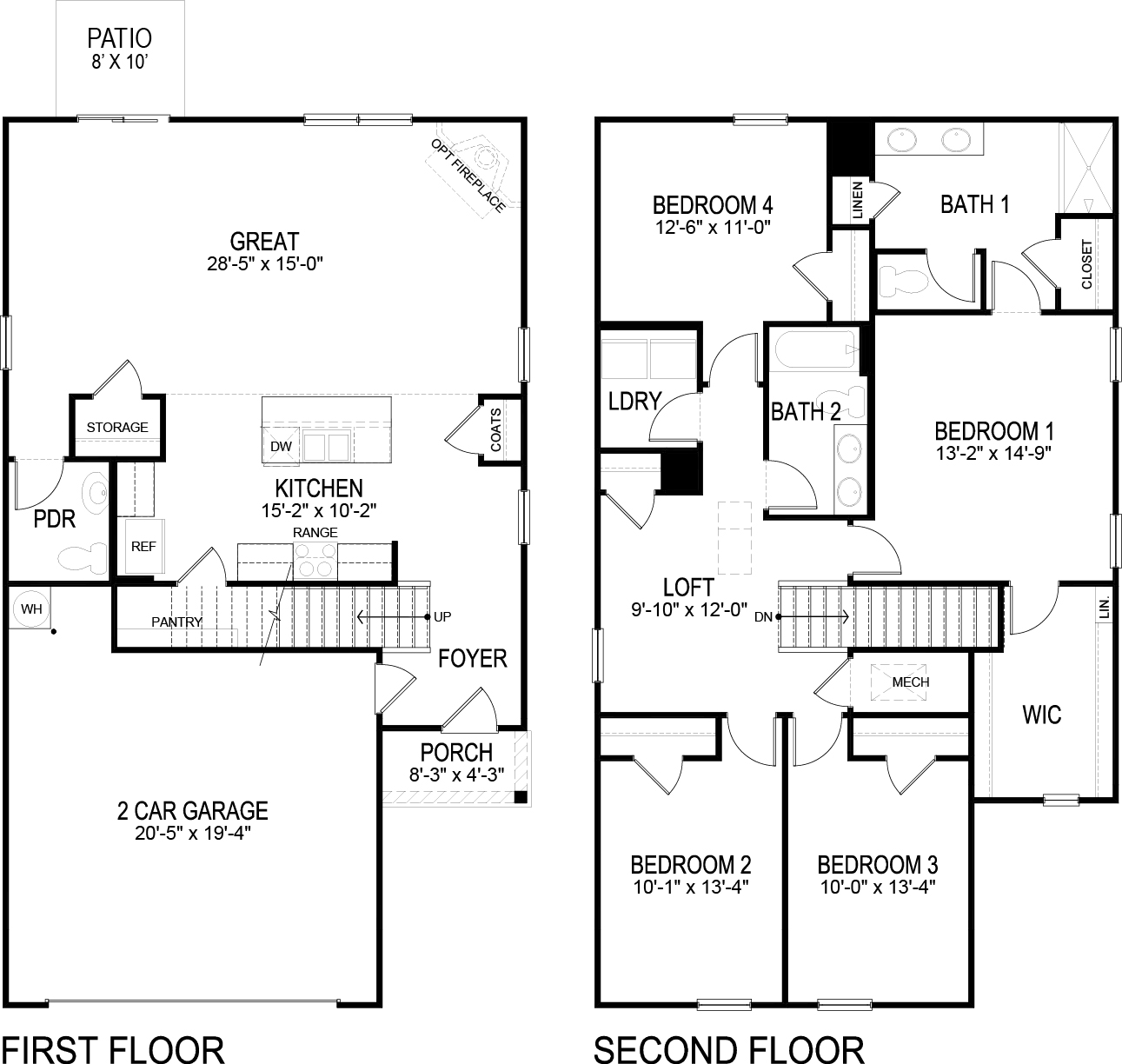 Elston floor plan