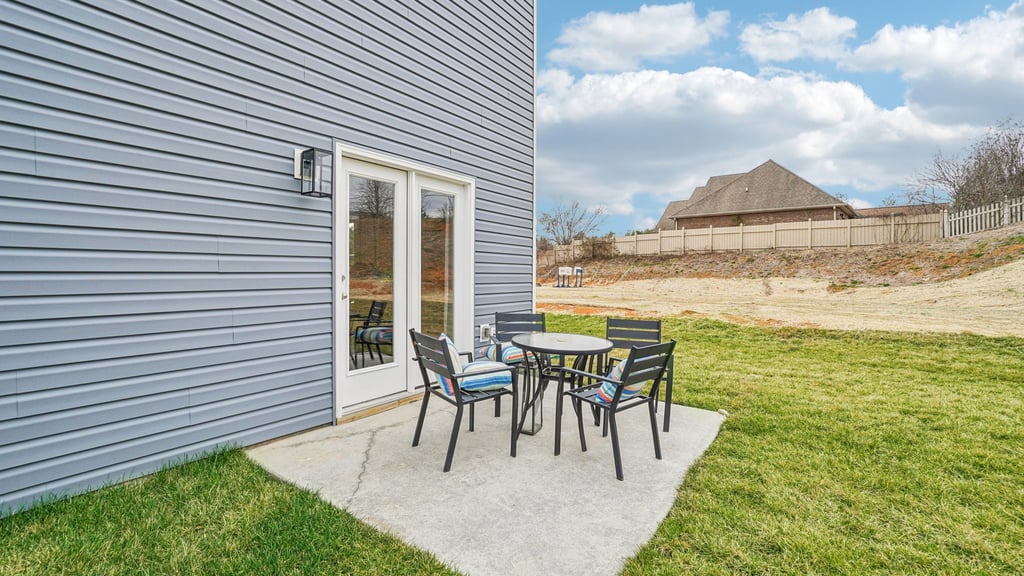 Elston plan rear home exterior