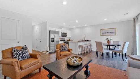 Altamont plan townhome interior