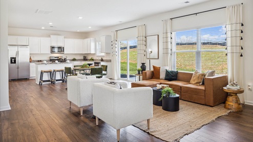 Hanover plan living room