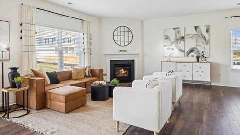 Hanover plan living room