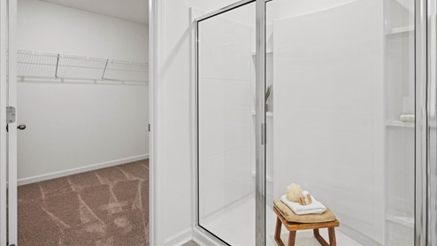 Hanover plan primary bathroom