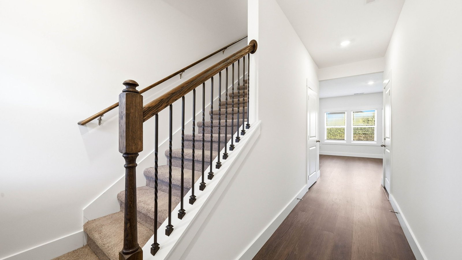 Hallway leading to stairs