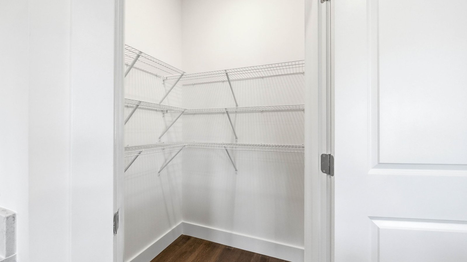 Closet with shelfving