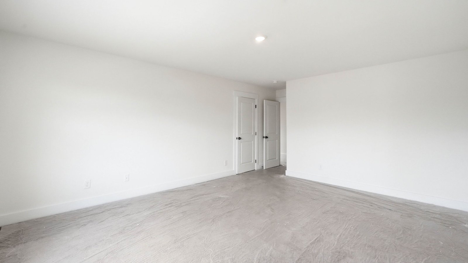 Bedroom with large window