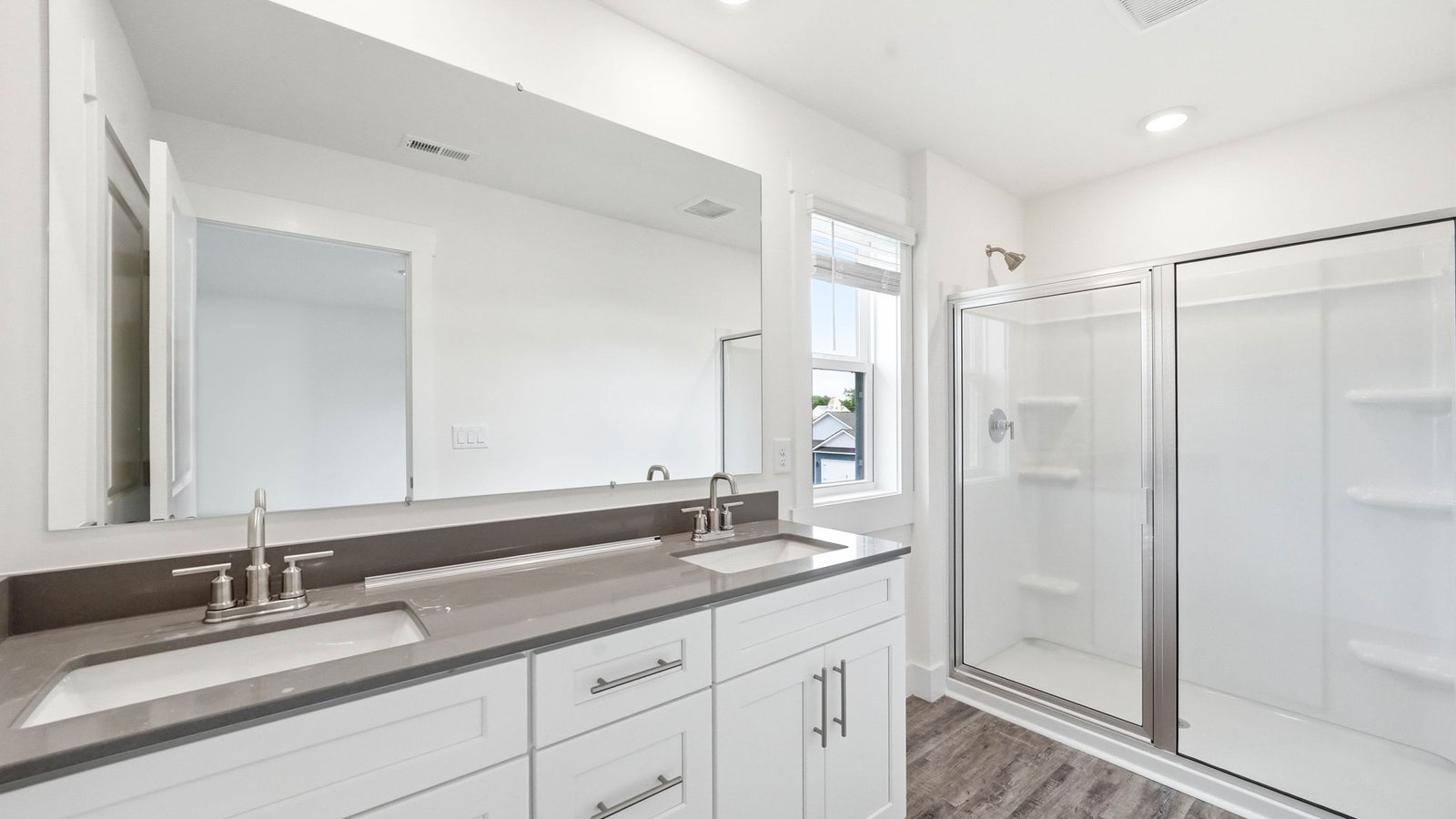 Primary bath with walk-in shower
