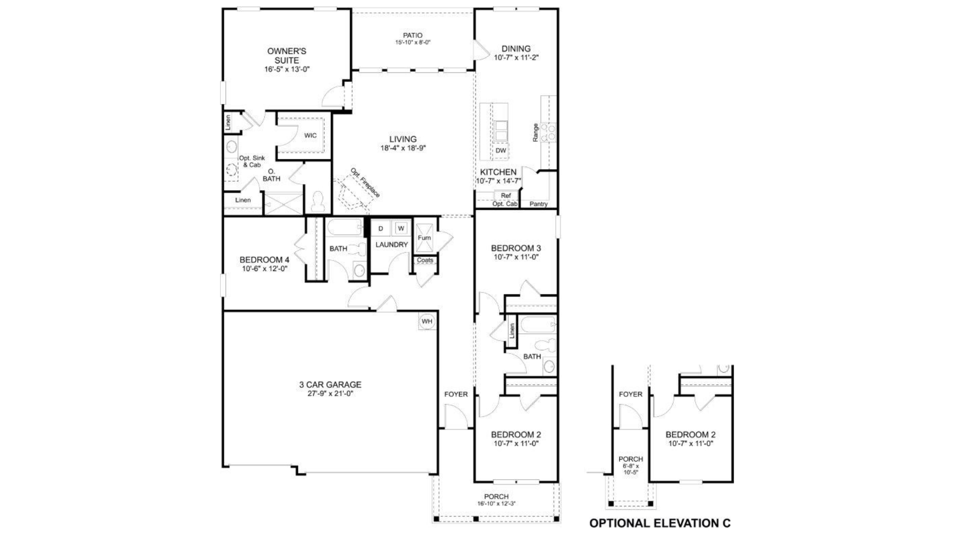 Madison floor plan