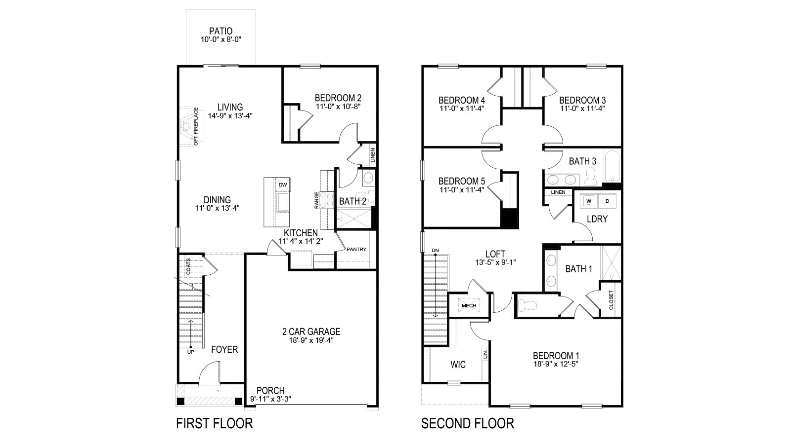 Robie floor plan