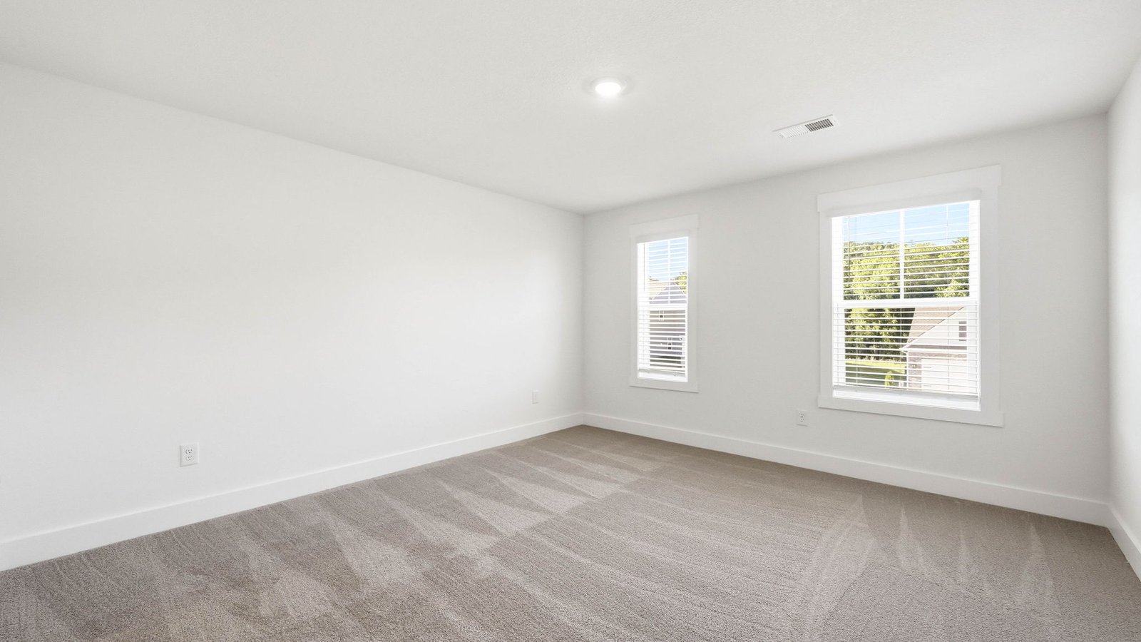 Bedroom with windows