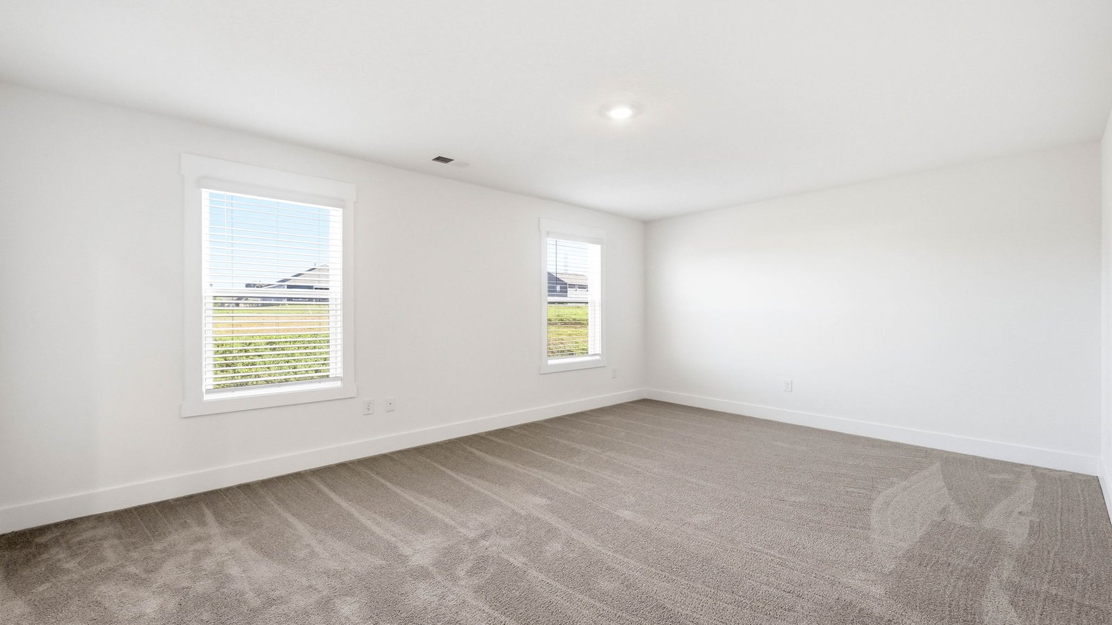 Bedroom with windows