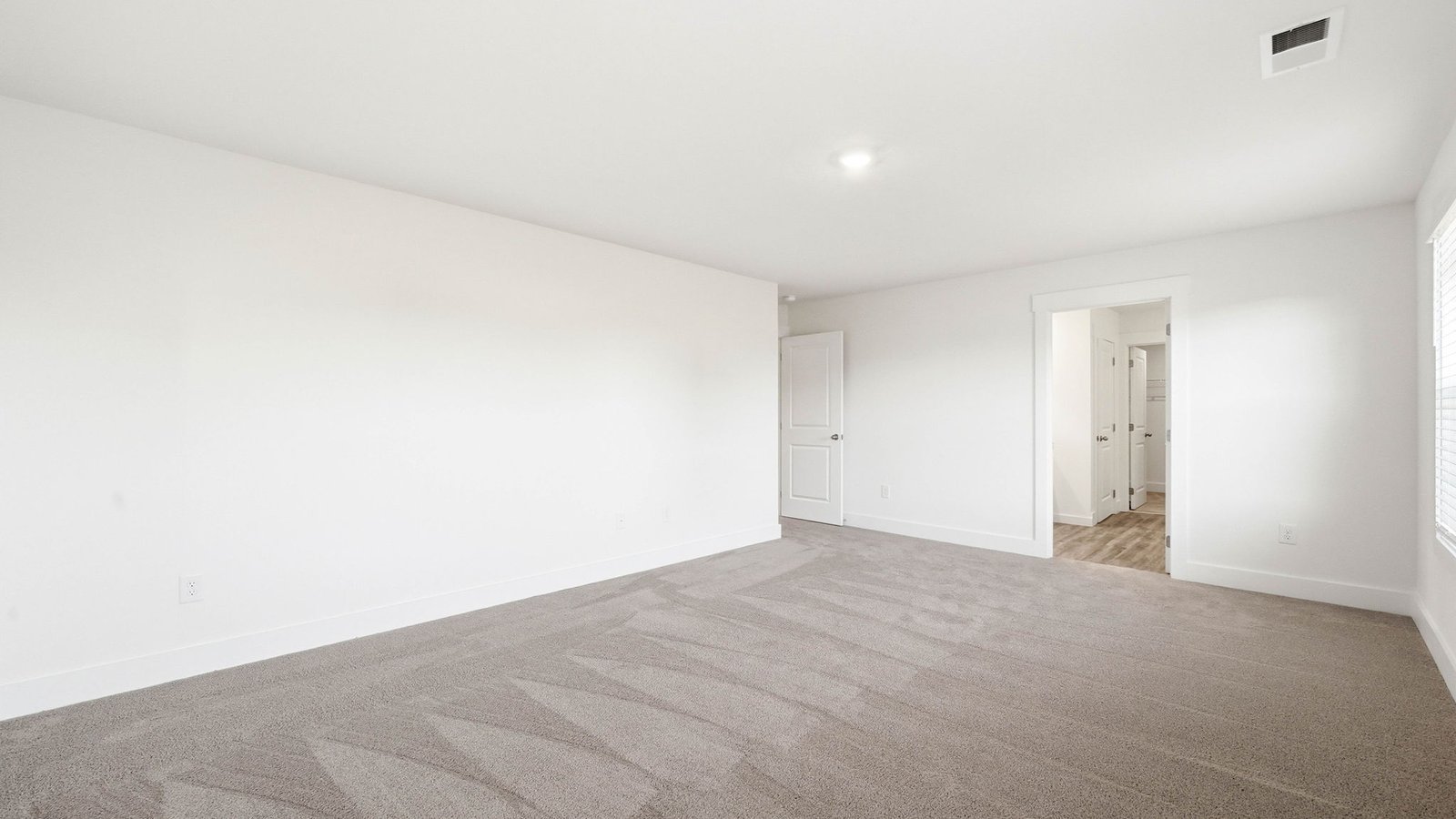 Bedroom with windows