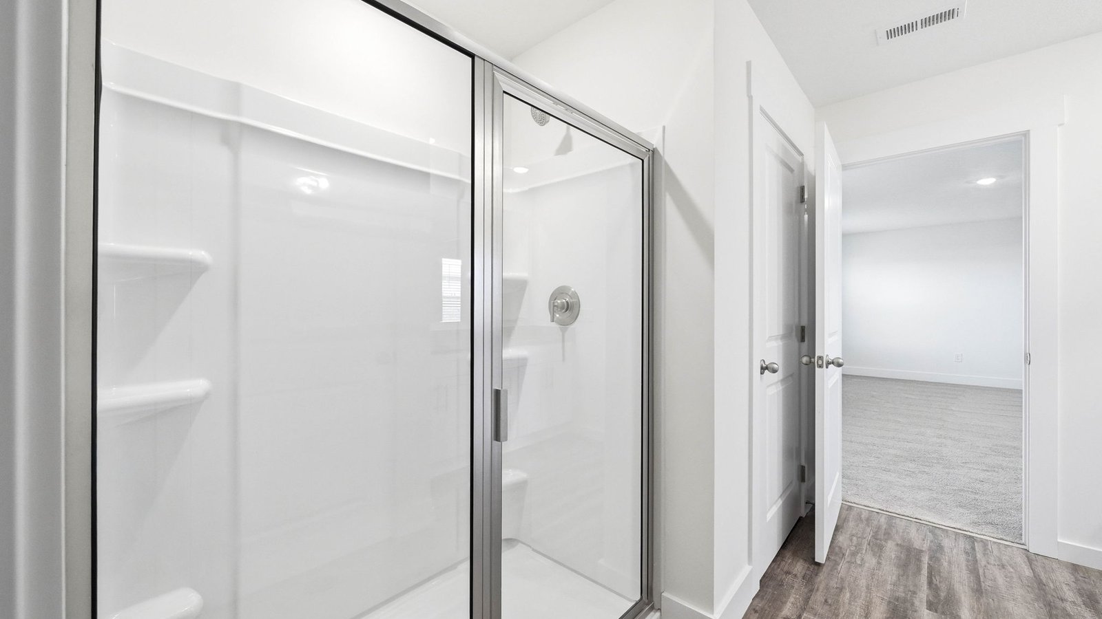 Bathroom with standing shower
