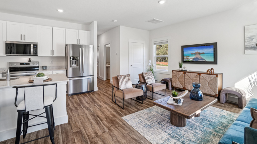 Altamont 3-bedroom townhome interior with open living space and modern amenities