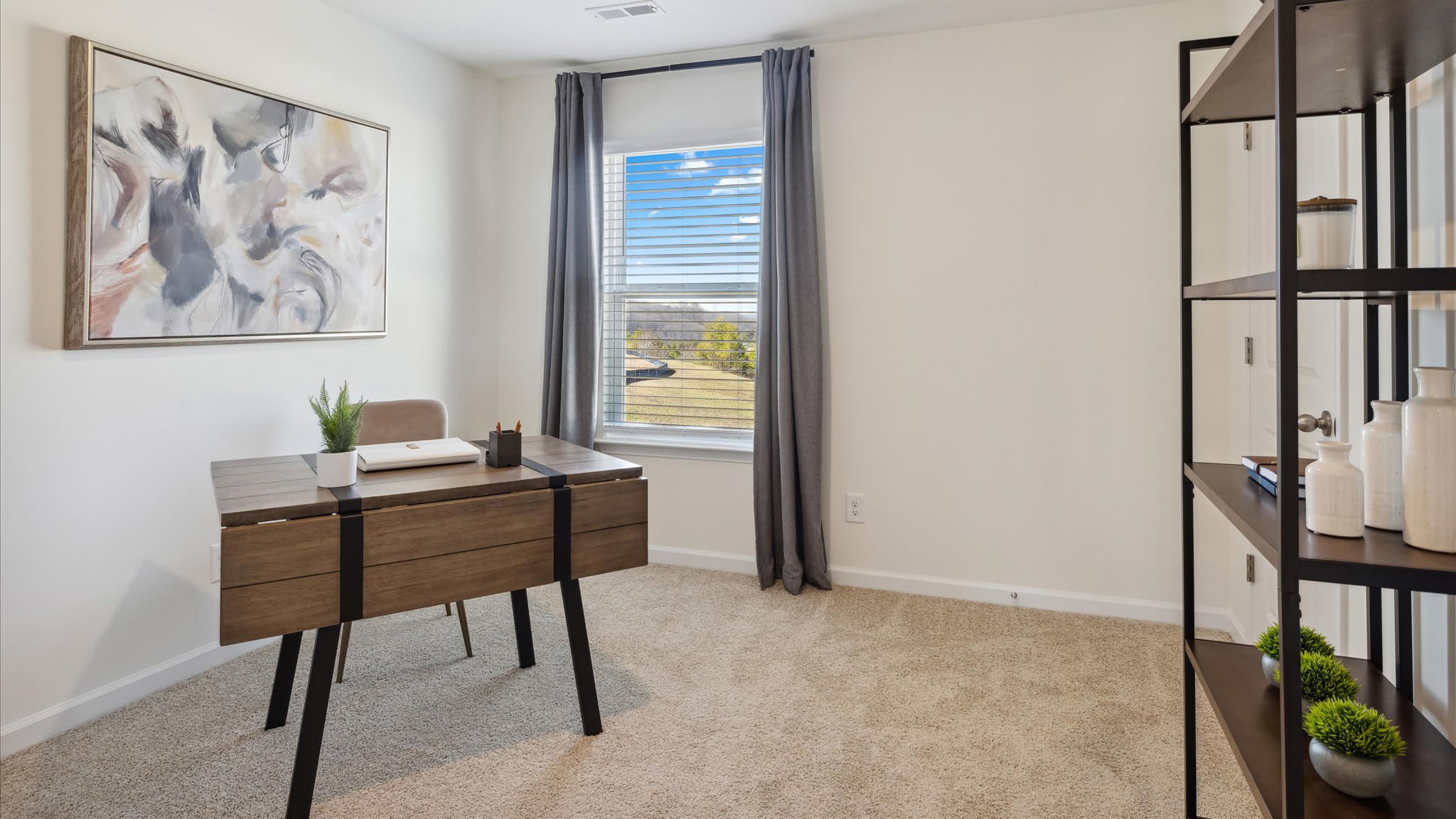 Multi-use bedroom, flex, office, study, craft, entertainment game room in D.R. Horton's new construction home