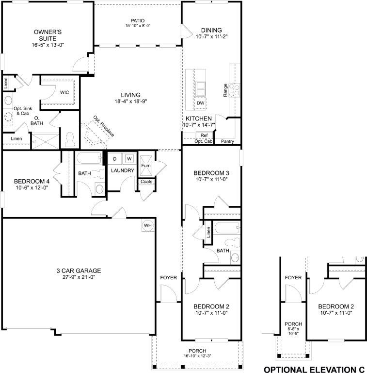 Madison floor plan