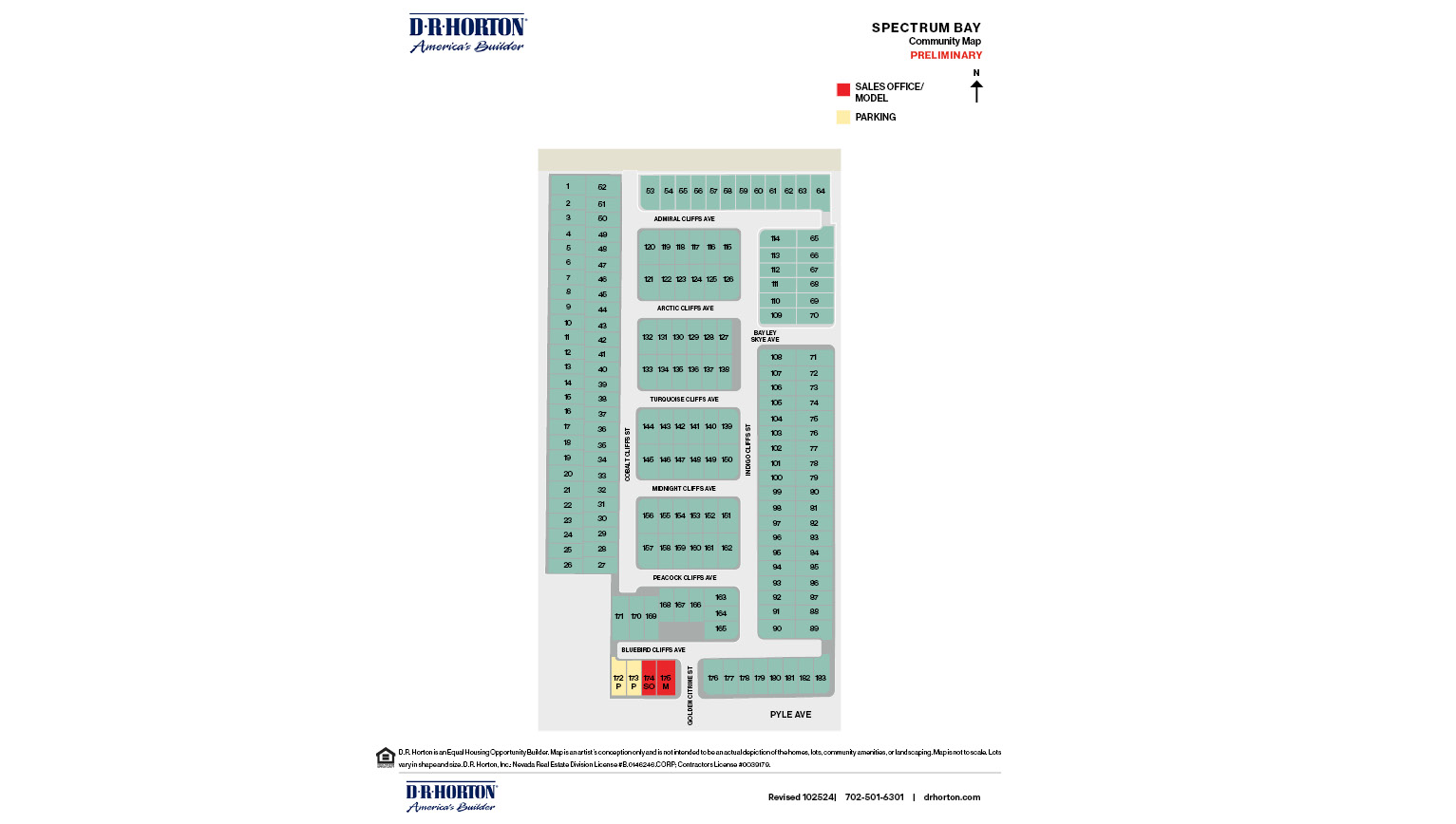 Static Lot Map