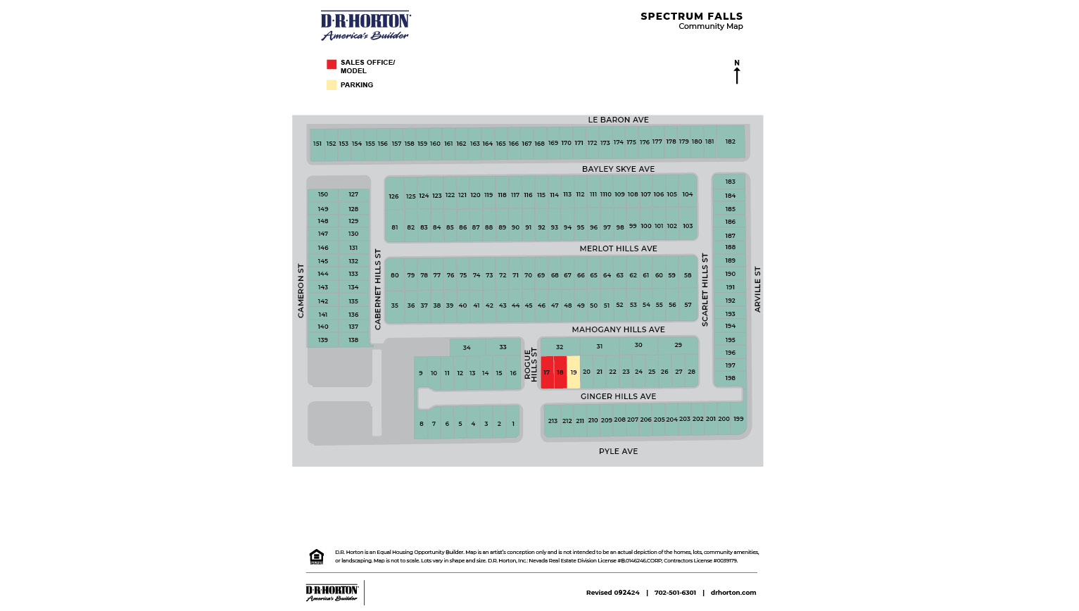 Static Lot Map