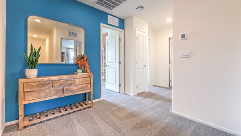 The Loft in our Spectrum Trails 1309 model with carpet flooring.