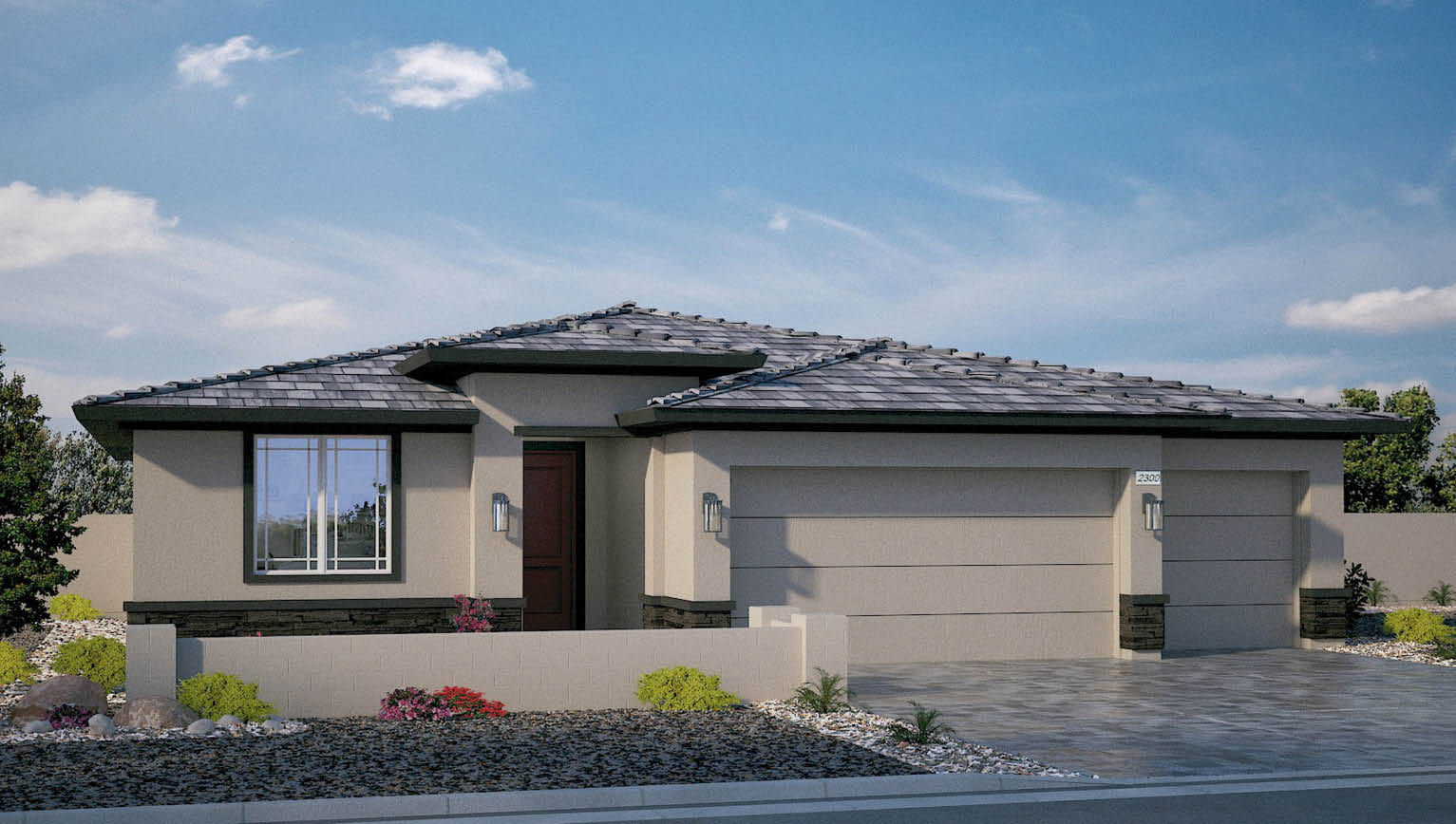 single story exterior