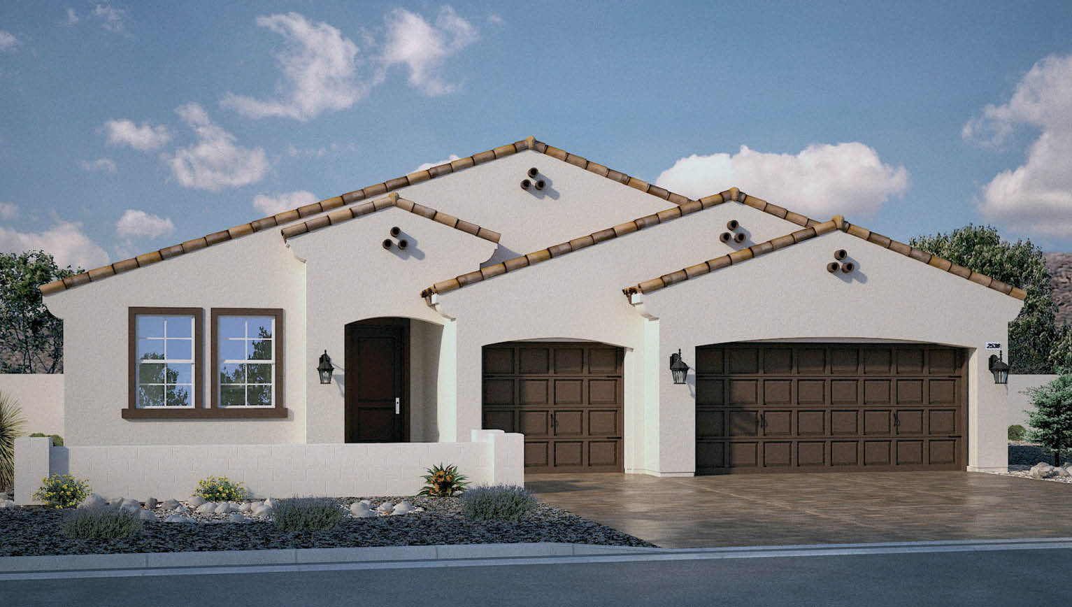 single story exterior