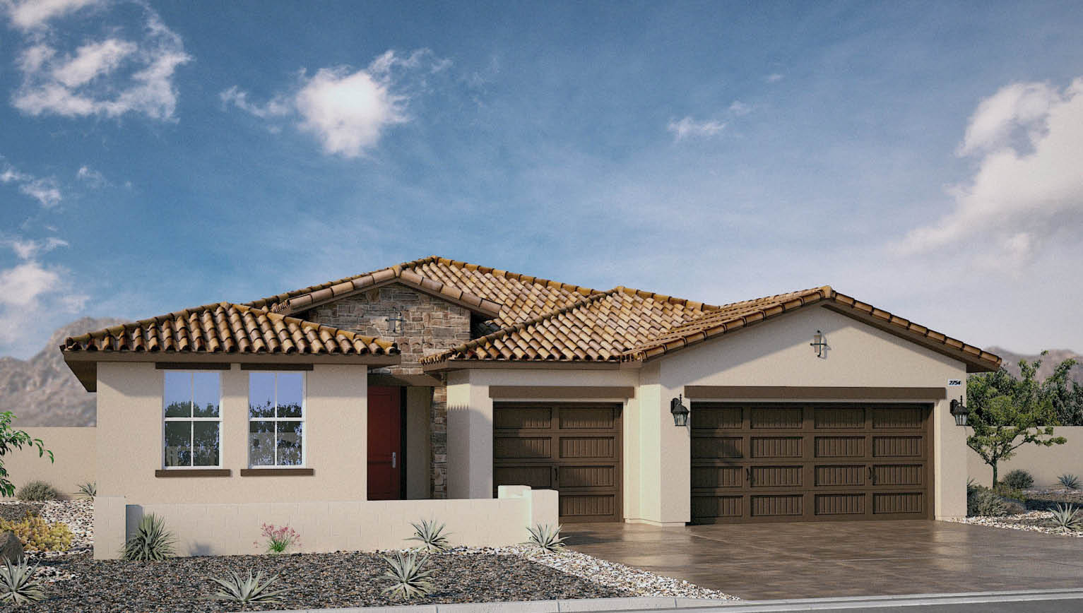 single story exterior