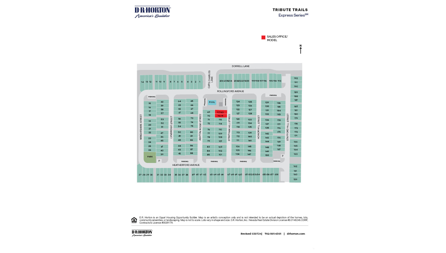 Static Lot Map