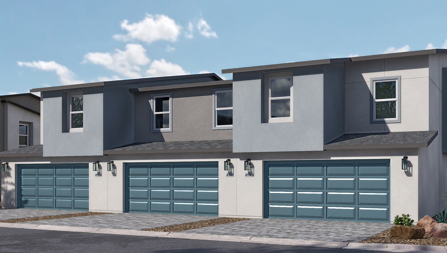Plan 1309 Exterior Garage