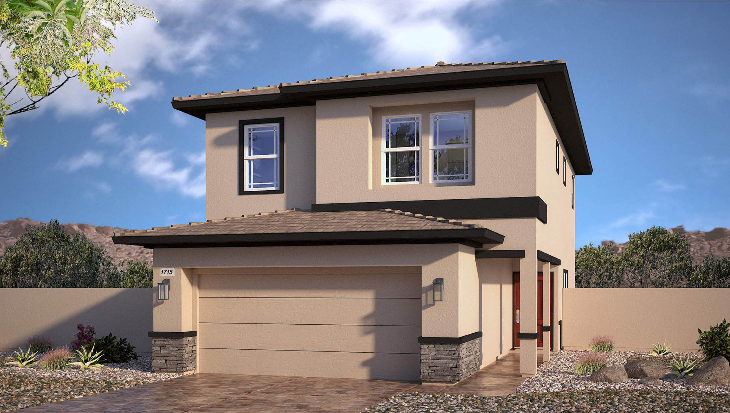 two story exterior