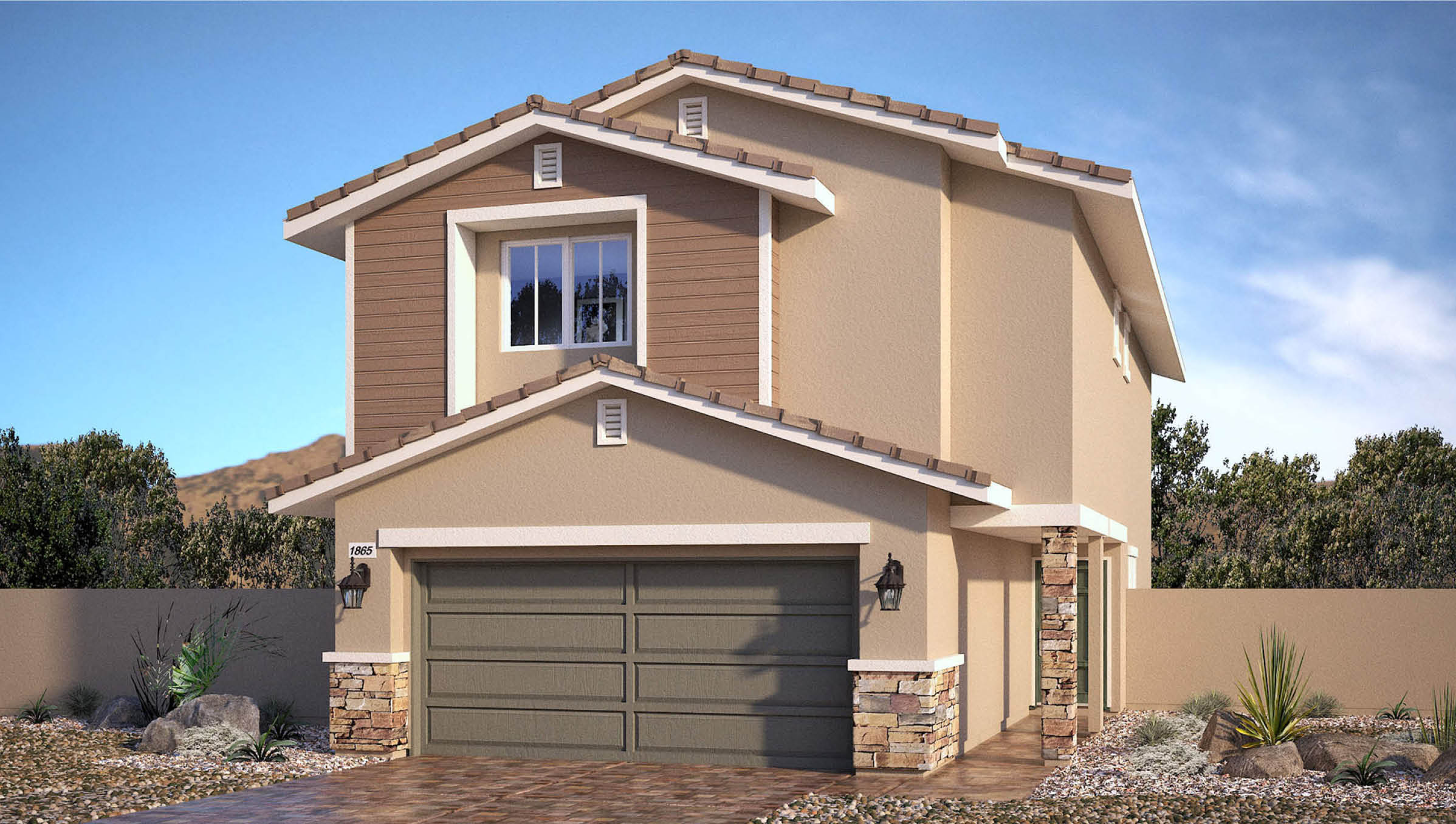two story exterior