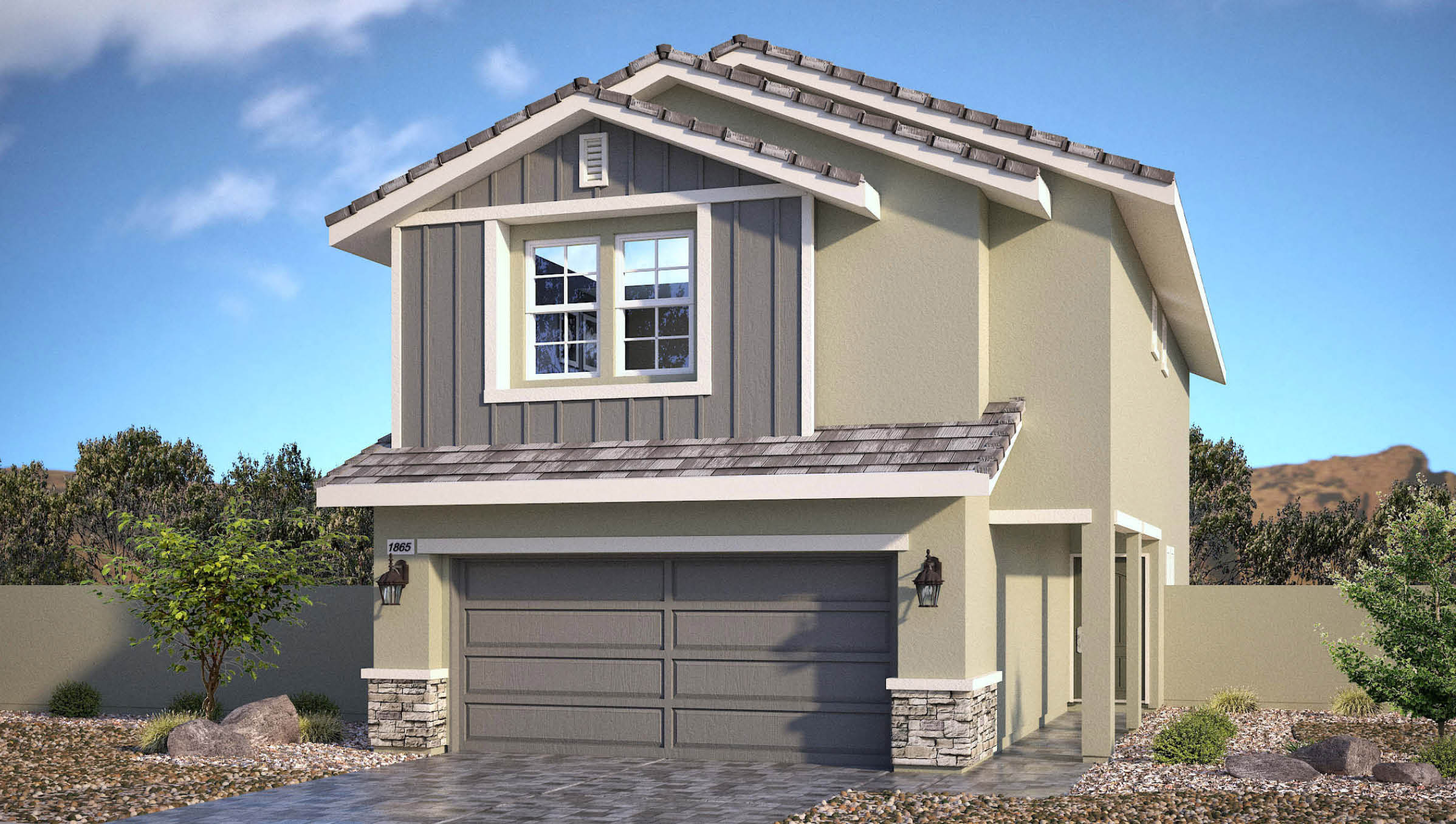 two story exterior