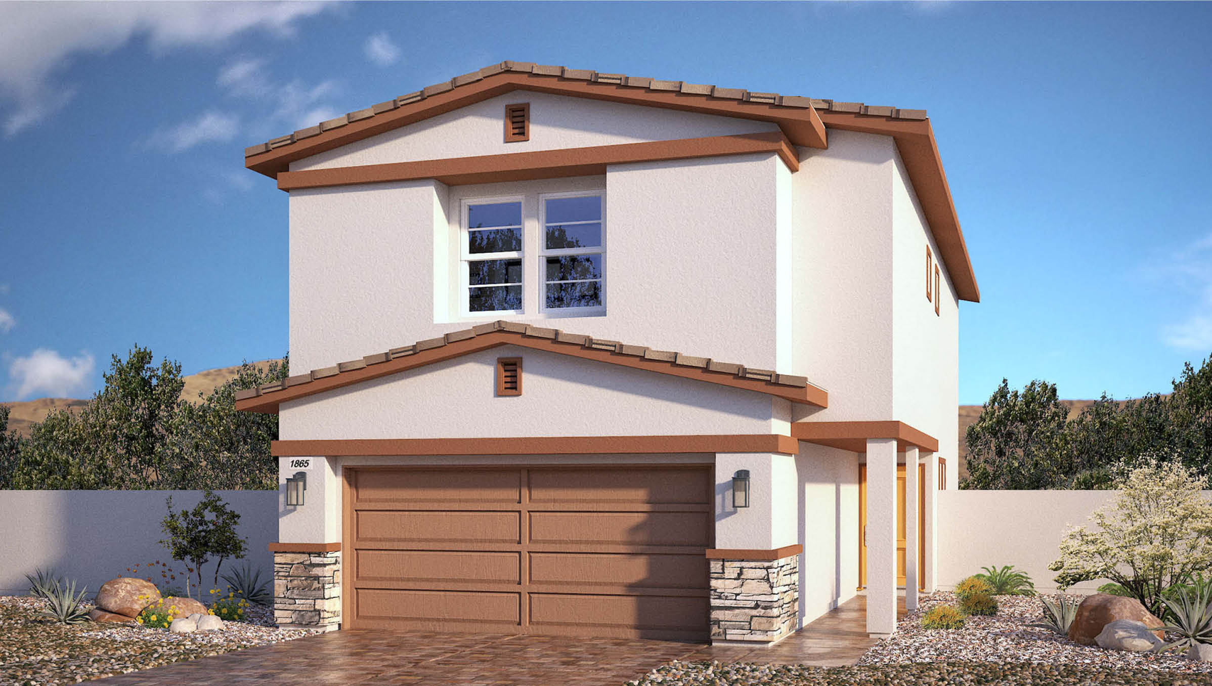 two story exterior