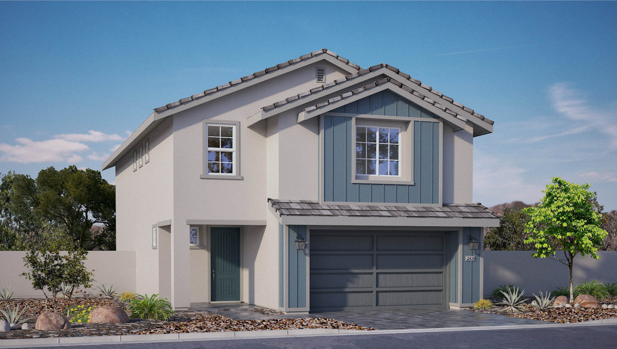 two story exterior