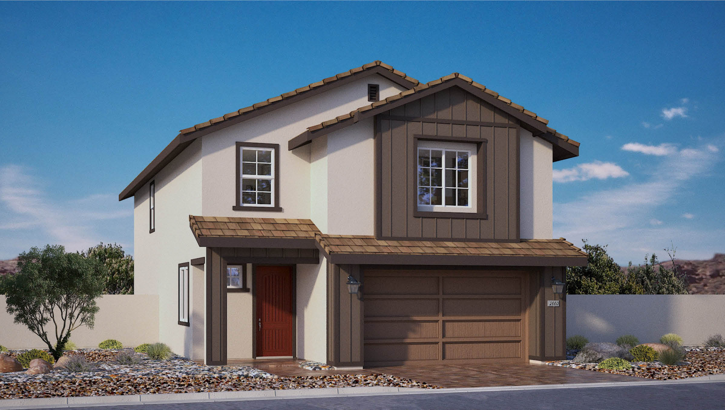 two story exterior