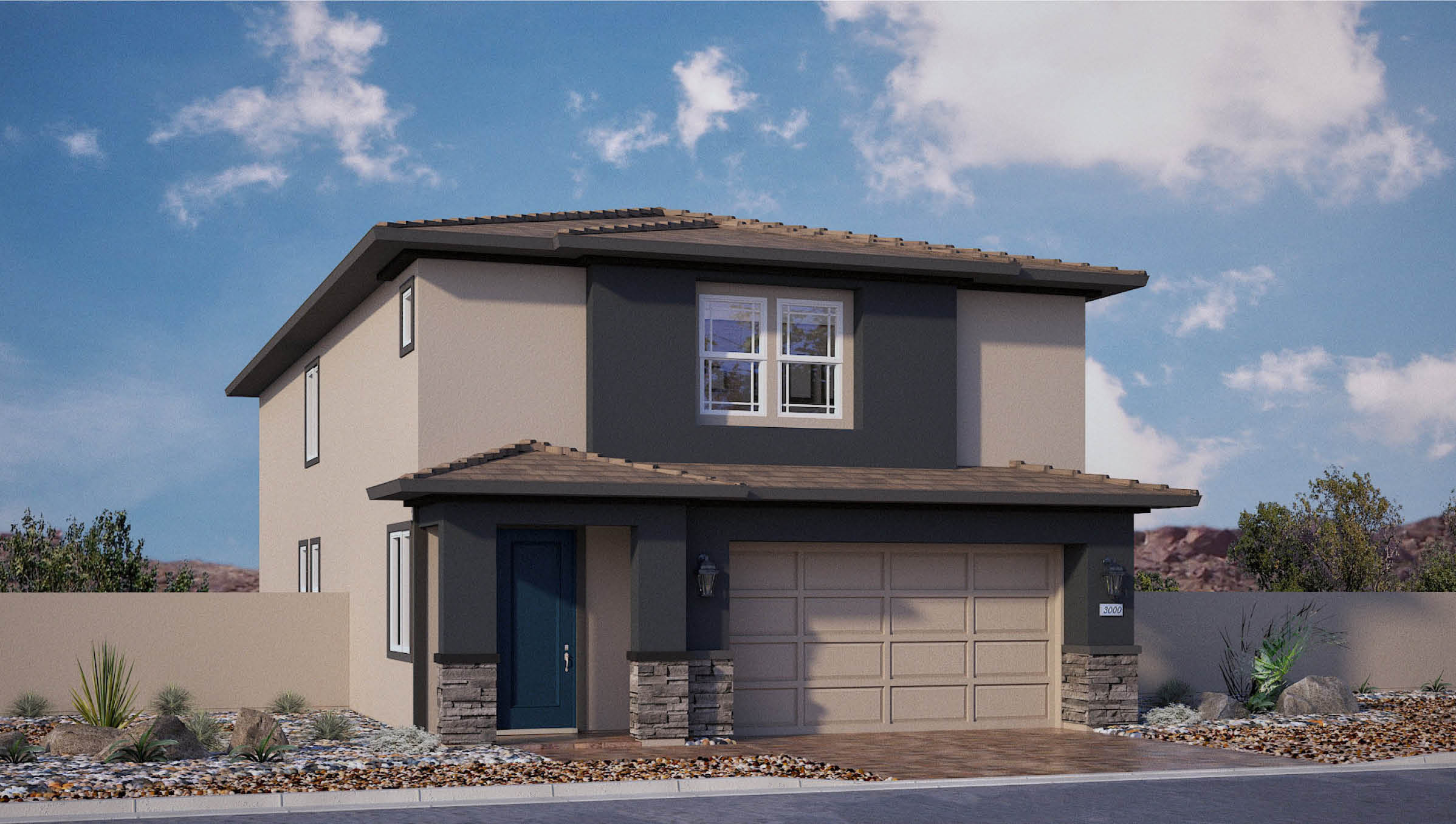 two story exterior
