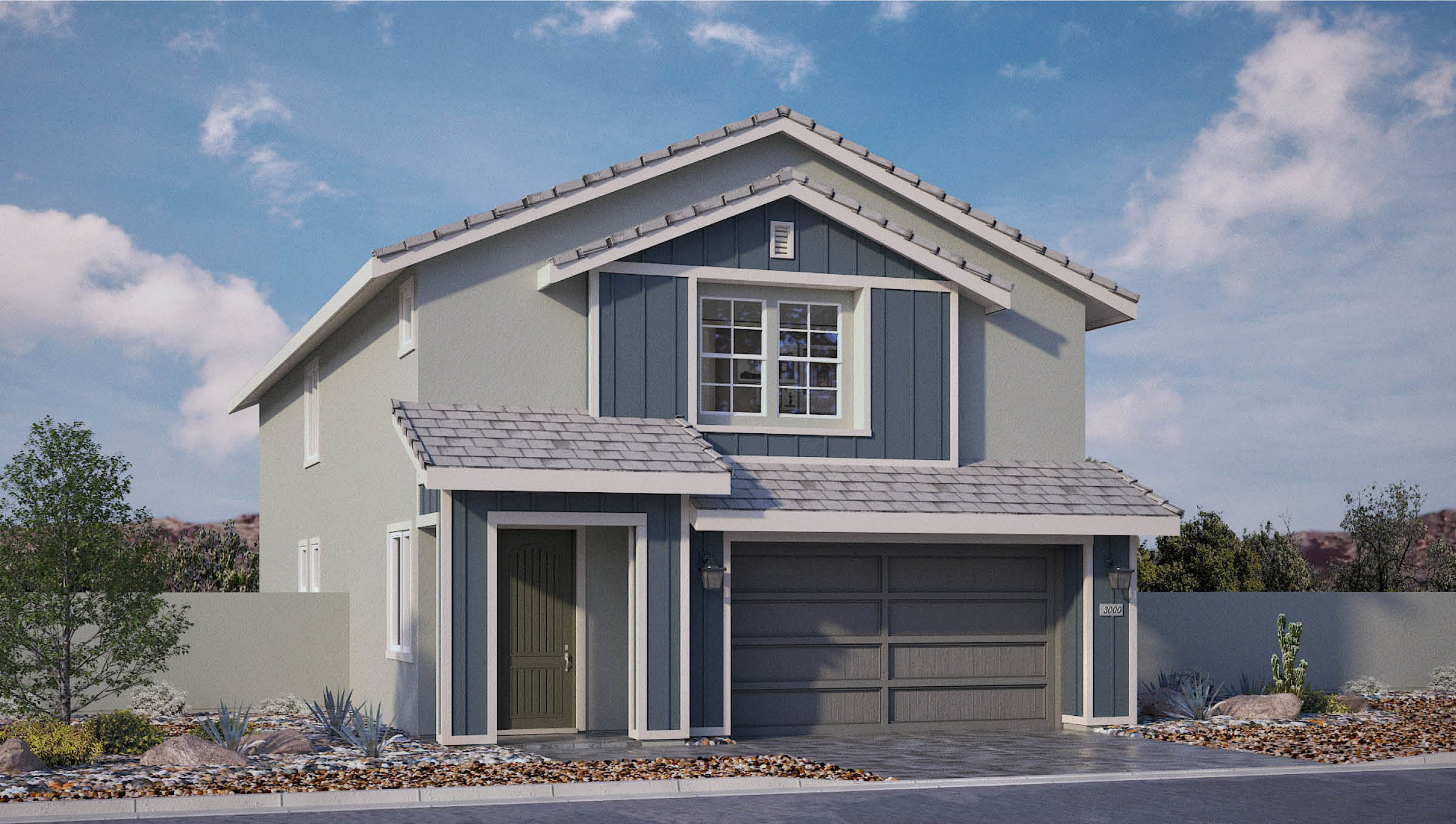 two story exterior