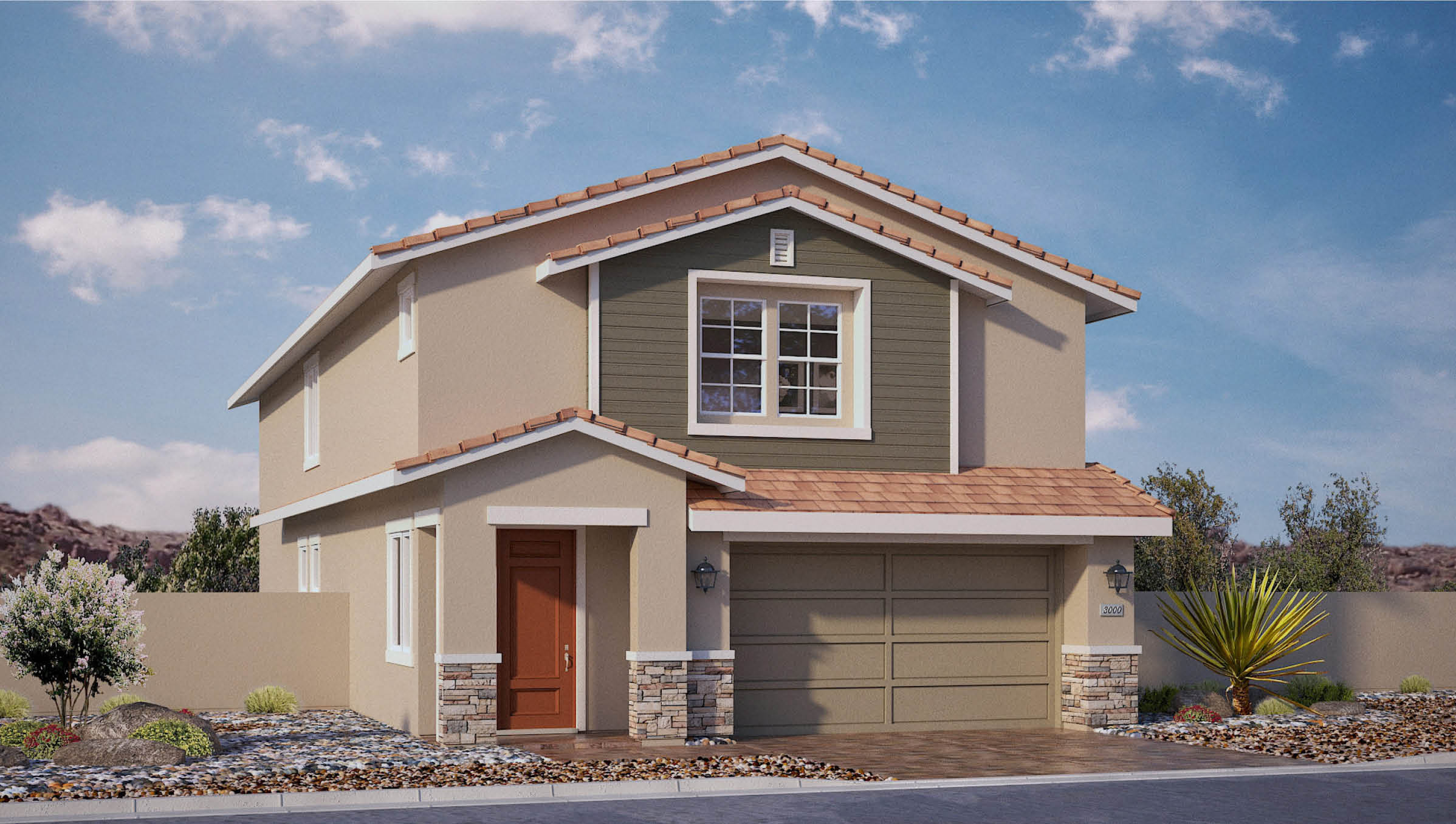 two story exterior