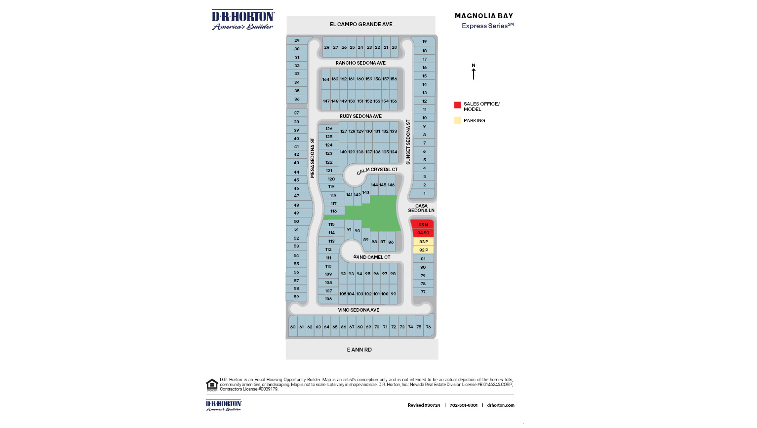 Static Lot Map