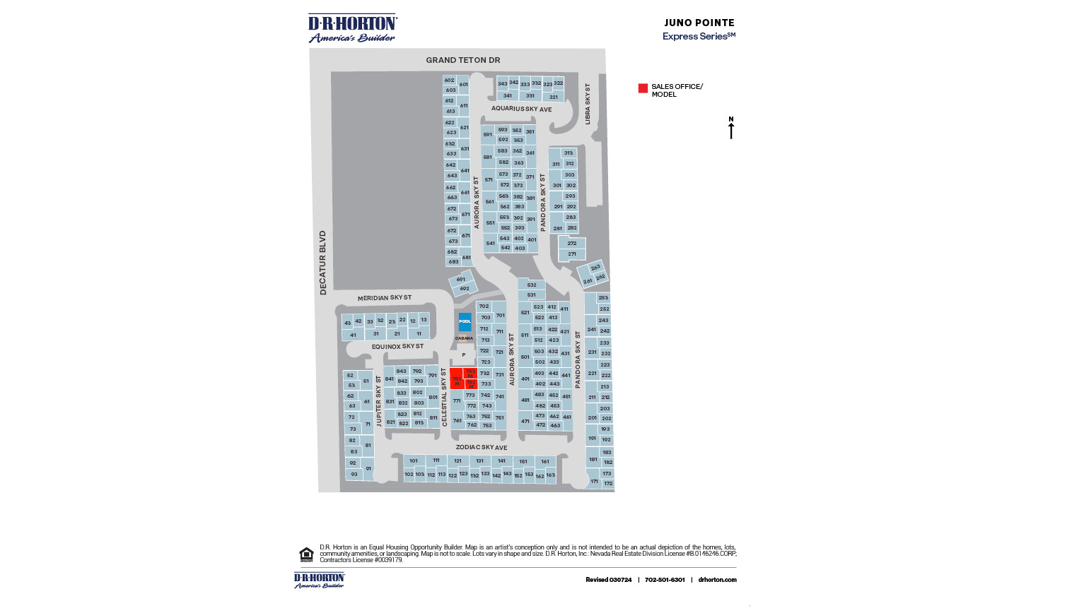 Static Lot Map