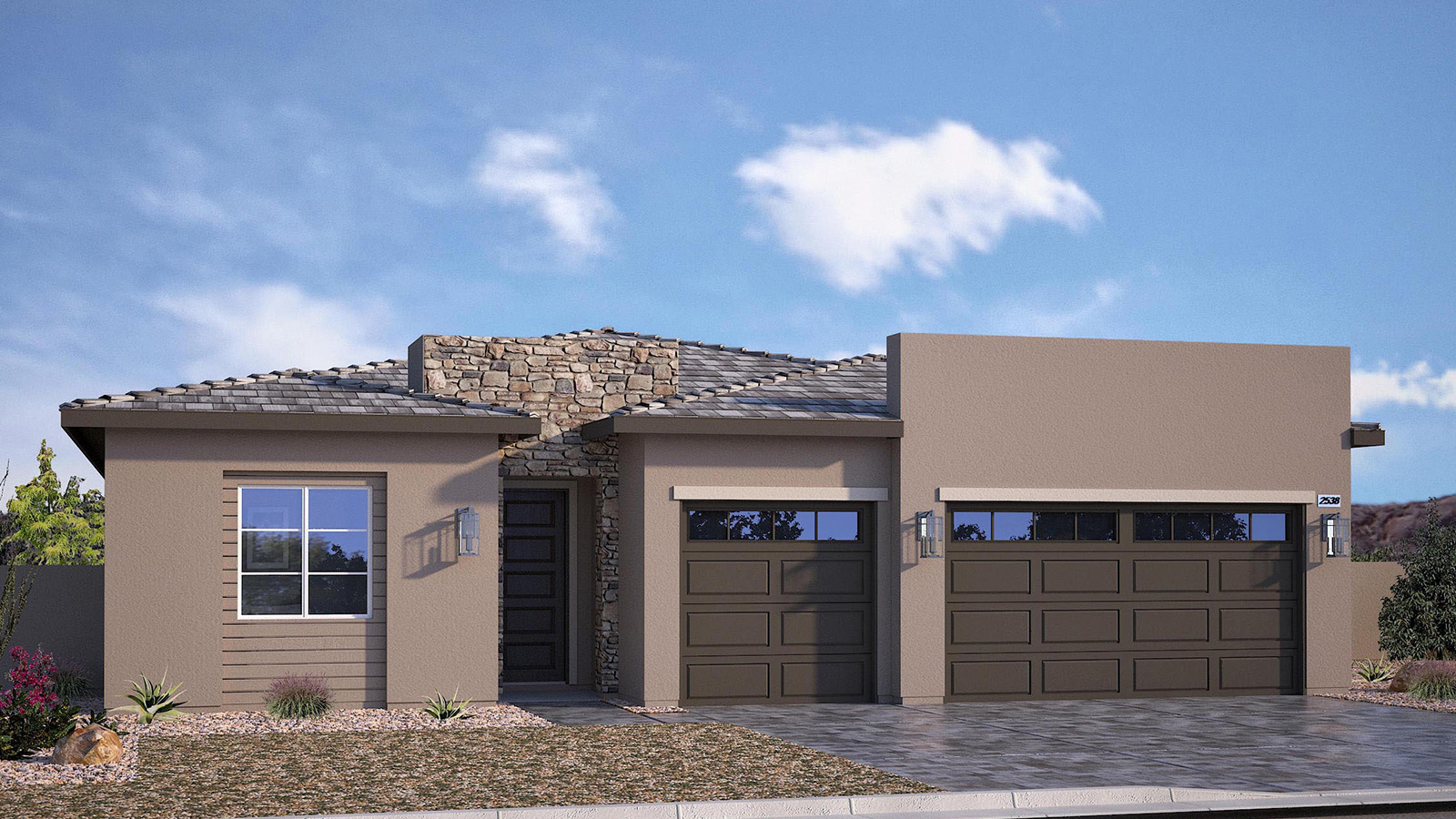 single story exterior