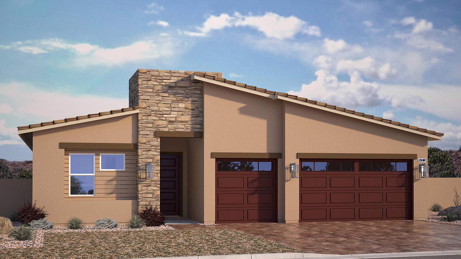 single story exterior