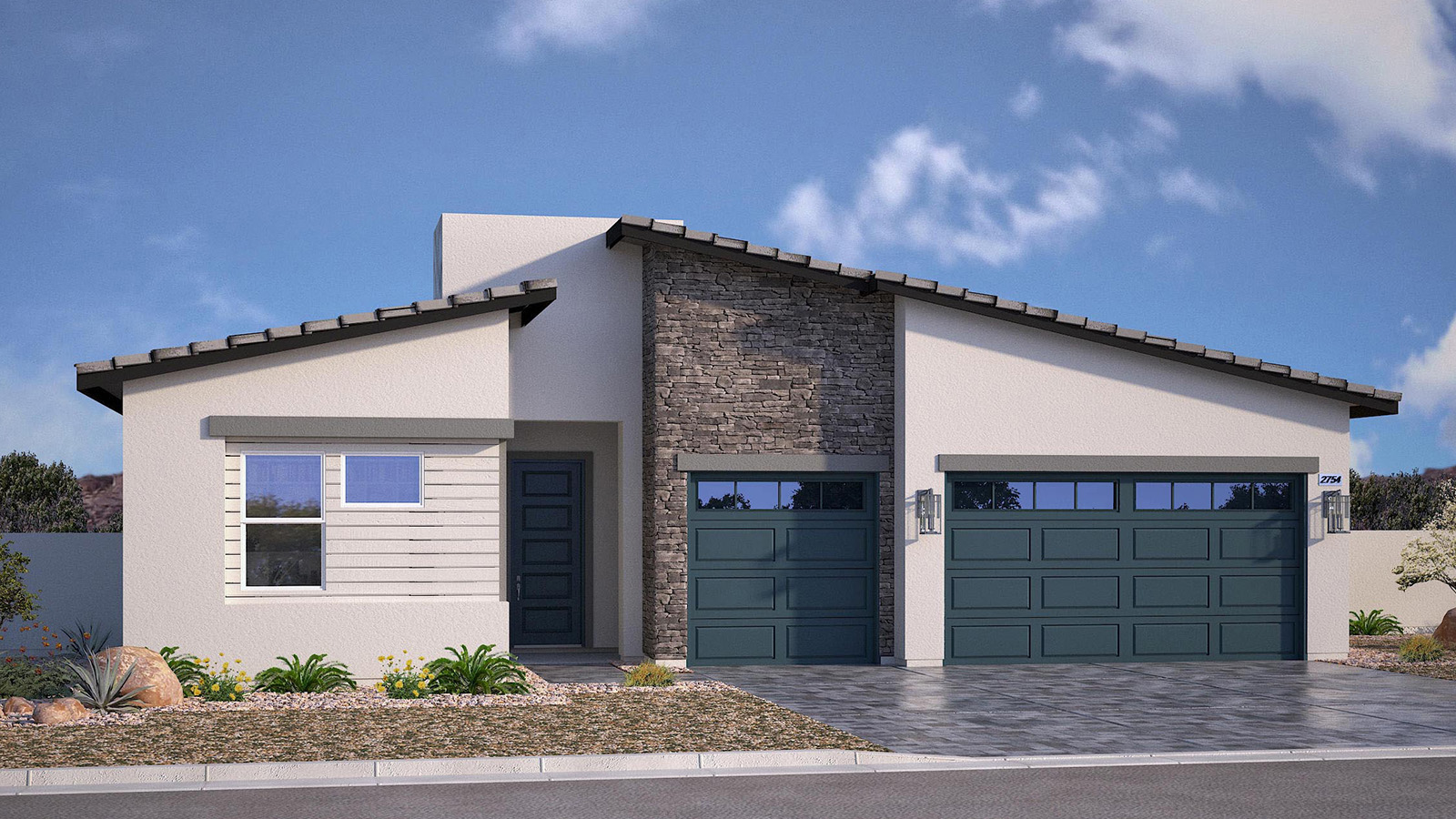 single story exterior