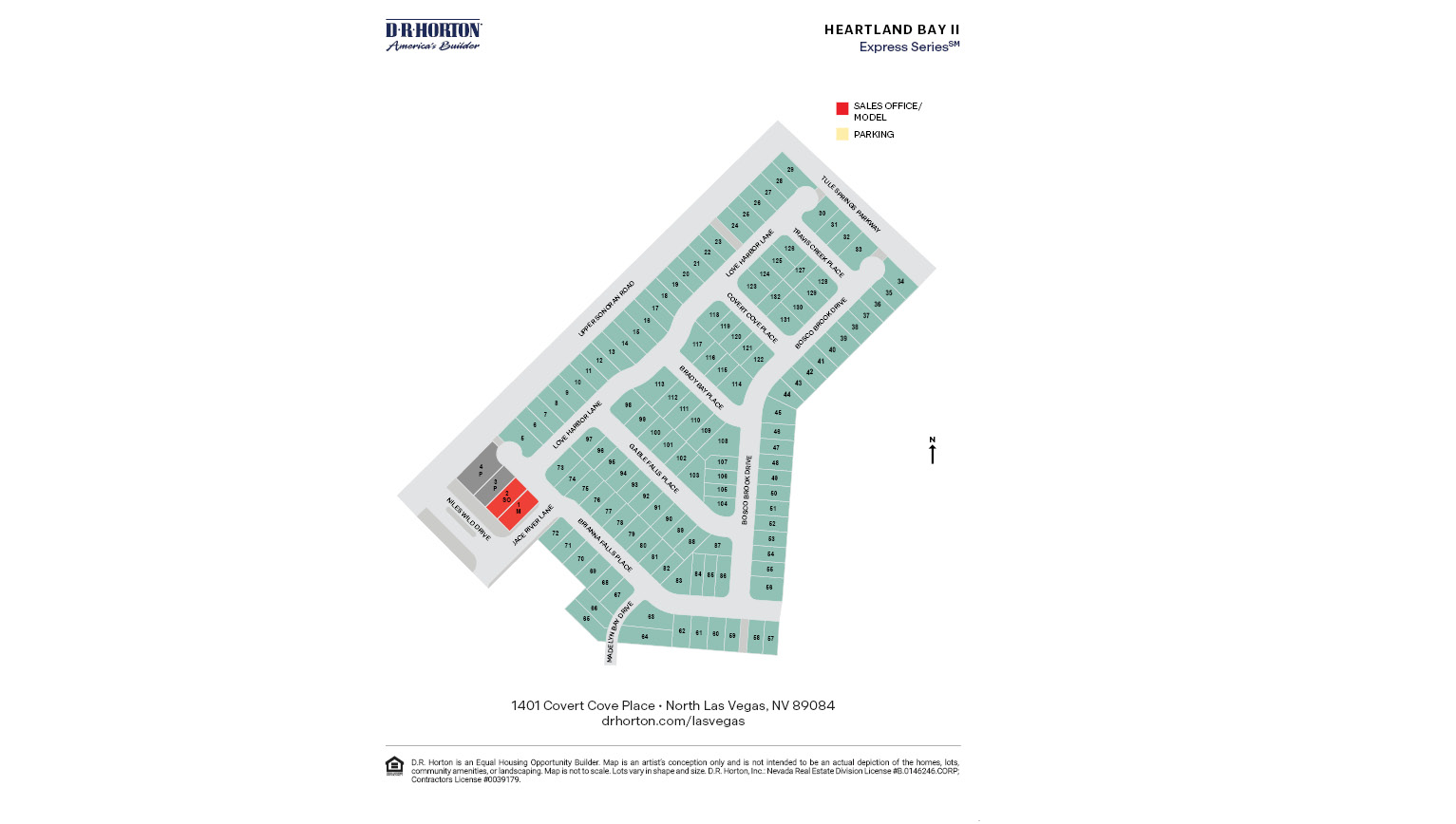 Static Lot Map